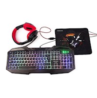 Combo Gamer Halion HA-403C Hunter Luz Led Rainbow